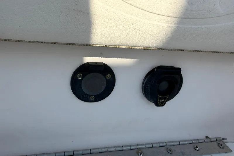 Slide: The Image of Boat deck fittings on a 2010 Grady-White Canyon 336. - 60