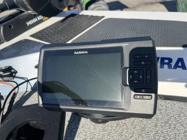 Slide: The Image of Garmin fishfinder on a 2020 G3 Sportsman 1710 boat. - 12
