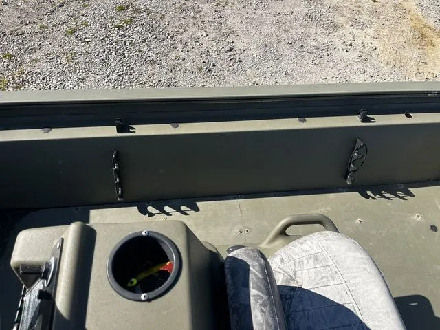 Slide: The Image of Interior view of a 2021 Tracker 1860 MVX boat. - 11