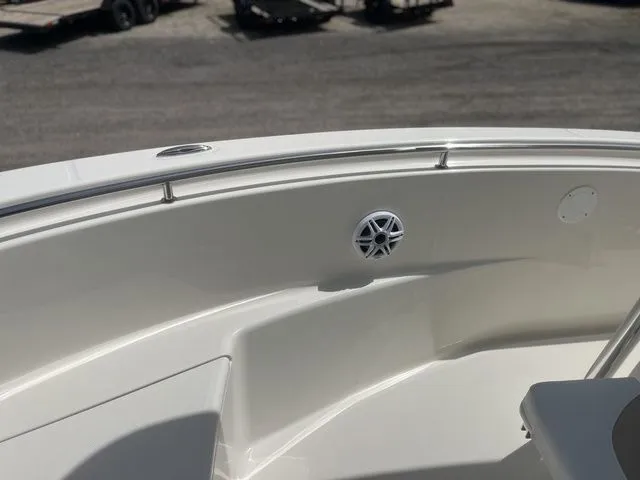 Slide: The Image of Close-up of 2026 Bulls Bay 230CC boat deck. - 12