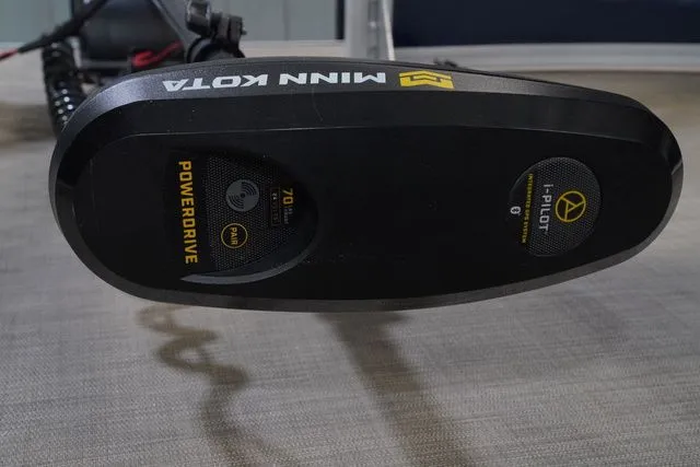 Slide: The Image of Minn Kota PowerDrive trolling motor on Sun Tracker Bass Buggy 16 XL, 2020. - 12