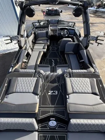 Slide: The Image of Interior of 2026 Tigé Z3 boat with luxurious seating. - 10