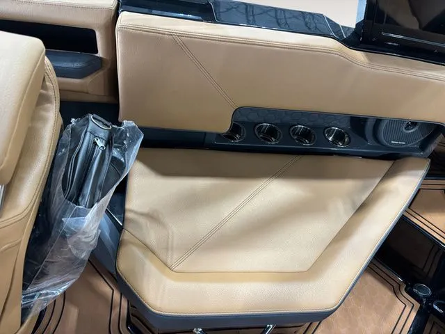 Slide: The Image of Interior of 2026 Cobalt R4 Surf with beige leather seats. - 16