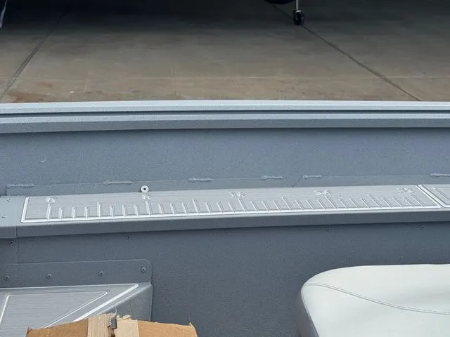 Slide: The Image of Interior view of a 2026 G3 Bay 17 boat model. - 12