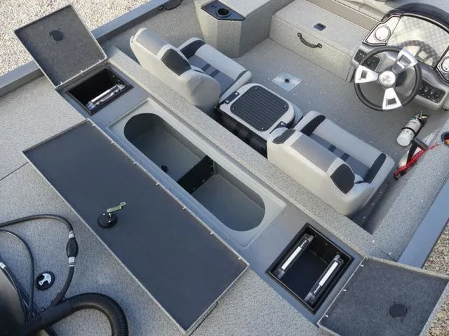 Slide: The Image of Interior view of G3 Sportsman 1810 PFX boat, model year 2026. - 12