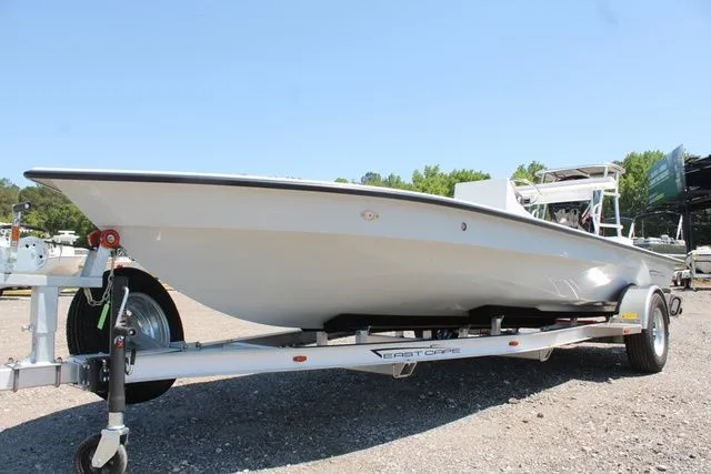 The Image of 2024 East Cape Vantage boat on trailer outdoors. - 1