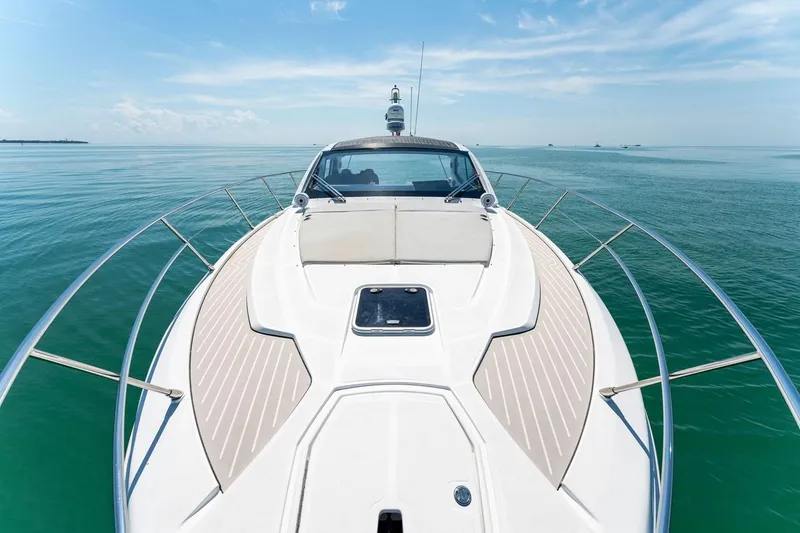 Slide: The Image of Azimut Atlantis 45 yacht cruising on calm sea, 2021 model. - 10