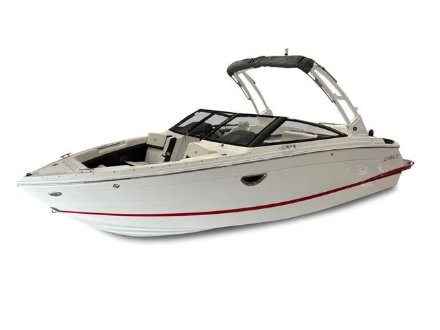 The Image of 2025 Cobalt R6 motorboat with sleek design and white finish. - 1