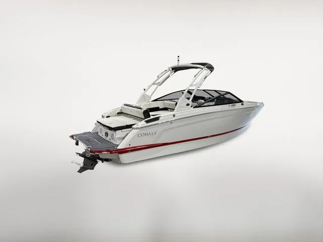 Slide: The Image of 2025 Cobalt R6 boat with sleek design and luxurious features. - 4