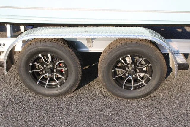Slide: The Image of Dual trailer wheels of a 2026 Bulls Bay Boats 200 CC. - 10