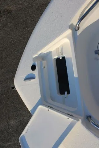 Slide: The Image of Bulls Bay Boats 200 CC 2026, boat deck view, white deck design. - 21