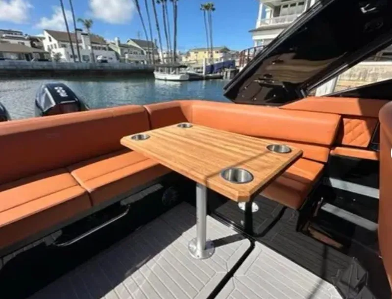 Slide: The Image of Interior of 2021 Cruisers Yachts 338 SS Outboard South Beach. - 14