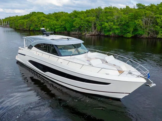 Slide: The Image of 2026 Riviera 6800 Sport Yacht - Image 3 - 3