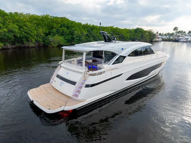 Slide: The Image of 2026 Riviera 6800 Sport Yacht - Image 4 - 4