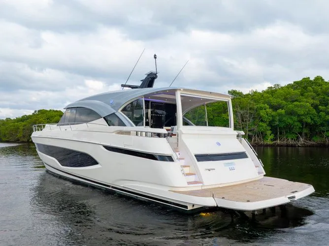 Slide: The Image of 2026 Riviera 6800 Sport Yacht - Image 8 - 8