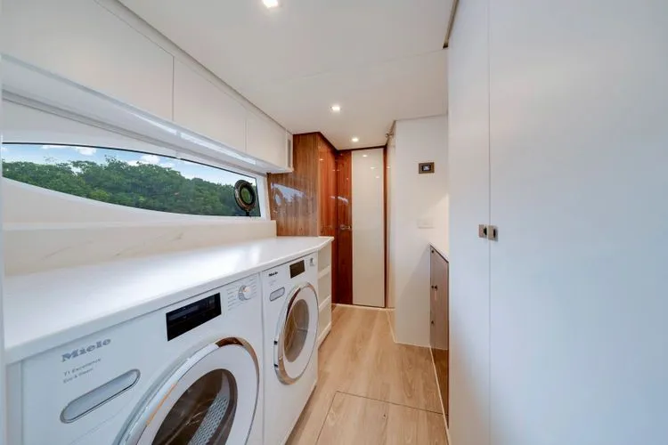 Slide: The Image of 2026 Riviera 6800 Sport Yacht - Image 80 - 80