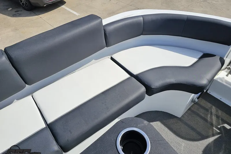 Slide: The Image of Luxurious seating on 2014 Caravelle 247 UU Razor E-Toon boat with cup holder. - 72