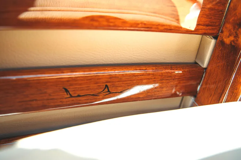 Slide: The Image of Close-up of Everglades 315 Center Console 2024 interior detail. - 20