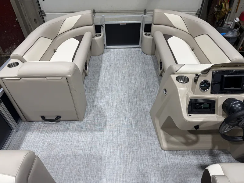 Slide: The Image of Interior of 2025 Tahoe Sport VRB 2385 Swingback with luxurious seating. - 31