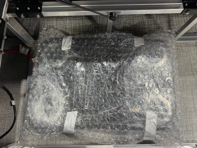 Slide: The Image of Packaged Tahoe Sport VRB 2385 Swingback 2025 in bubble wrap. - 25