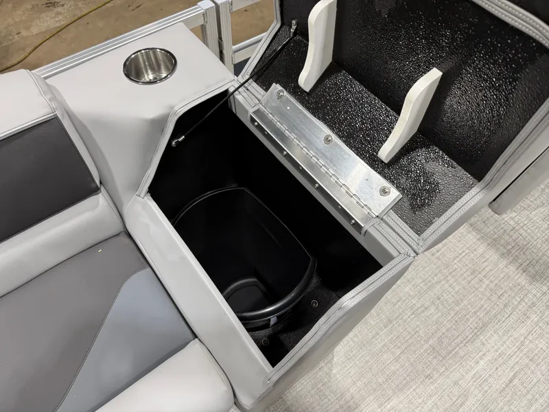 Slide: The Image of Interior of 2025 Tahoe Sport VRB 2385 Swingback with storage compartment. - 28