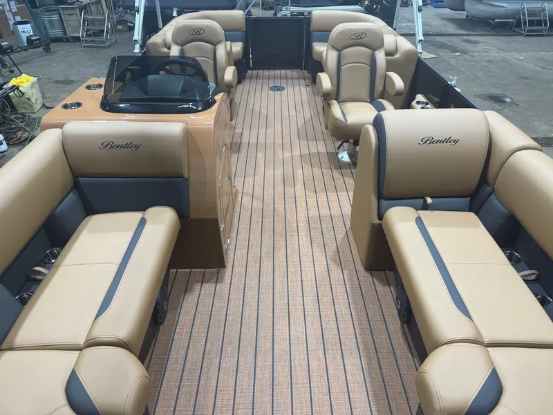 Slide: The Image of Interior of 2026 Bentley Pontoons Legacy 220 Navigator. - 7