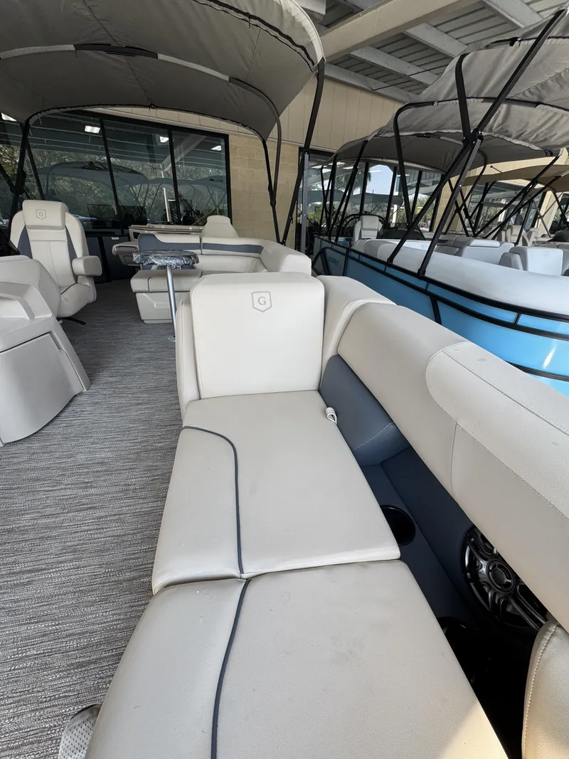 Slide: The Image of Interior view of 2026 Godfrey SW 2286 Fish Stern pontoon boat. - 21