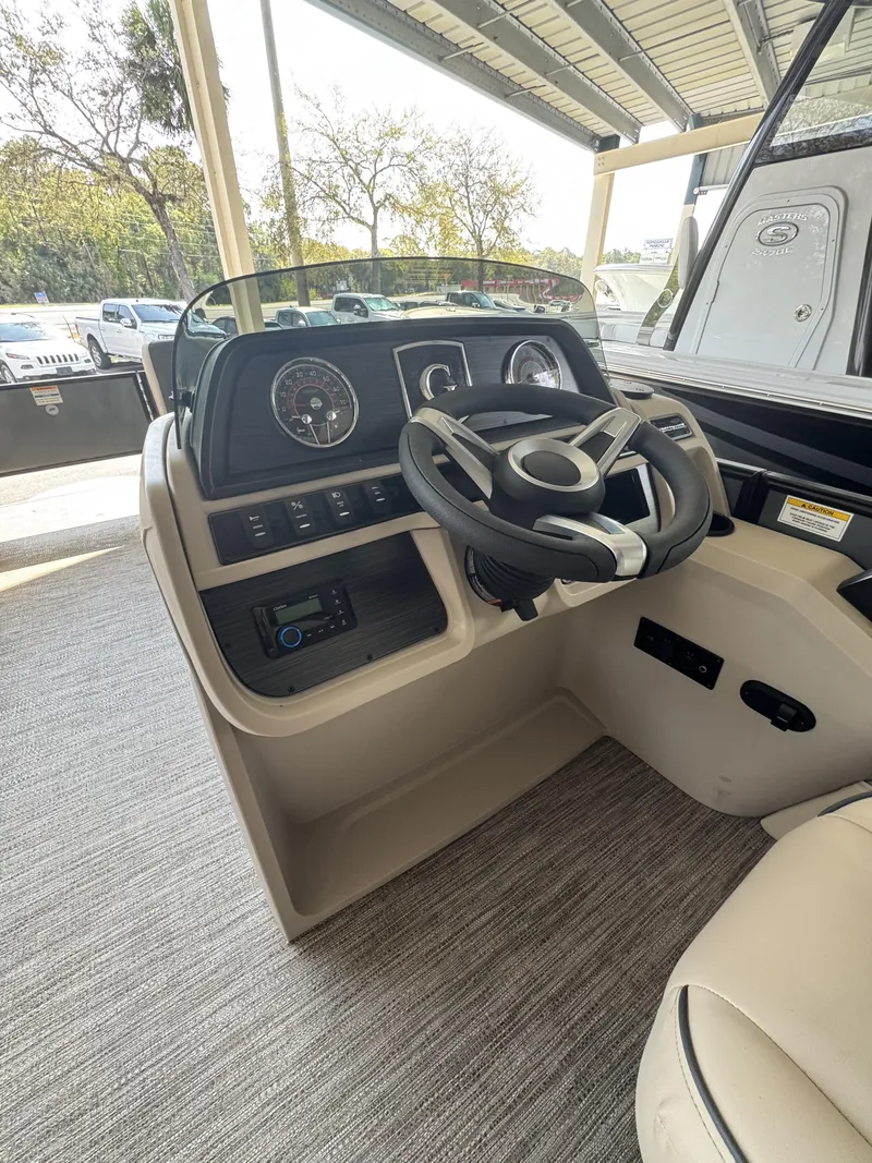 Slide: The Image of Interior view of Godfrey SW 2286 Fish Stern 2026 helm. - 25