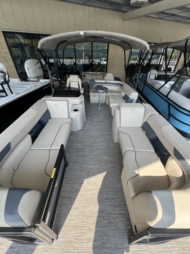 Slide: The Image of Interior view of 2026 Godfrey SW 2286 Fish Stern pontoon boat. - 32