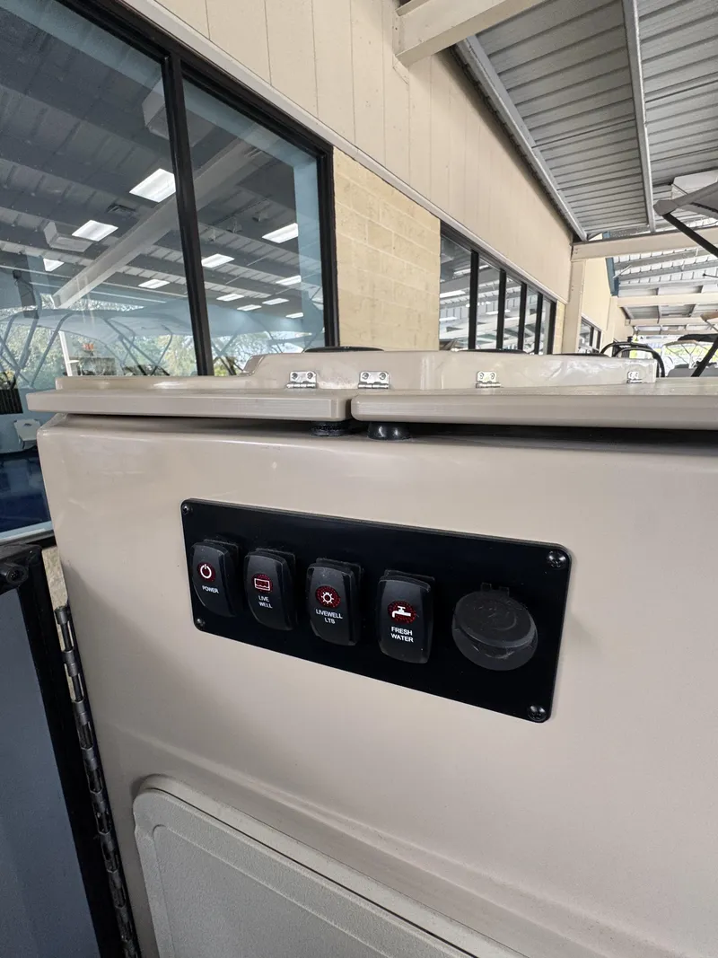 Slide: The Image of Control panel of Godfrey SW 2286 Fish Stern 2026. - 34