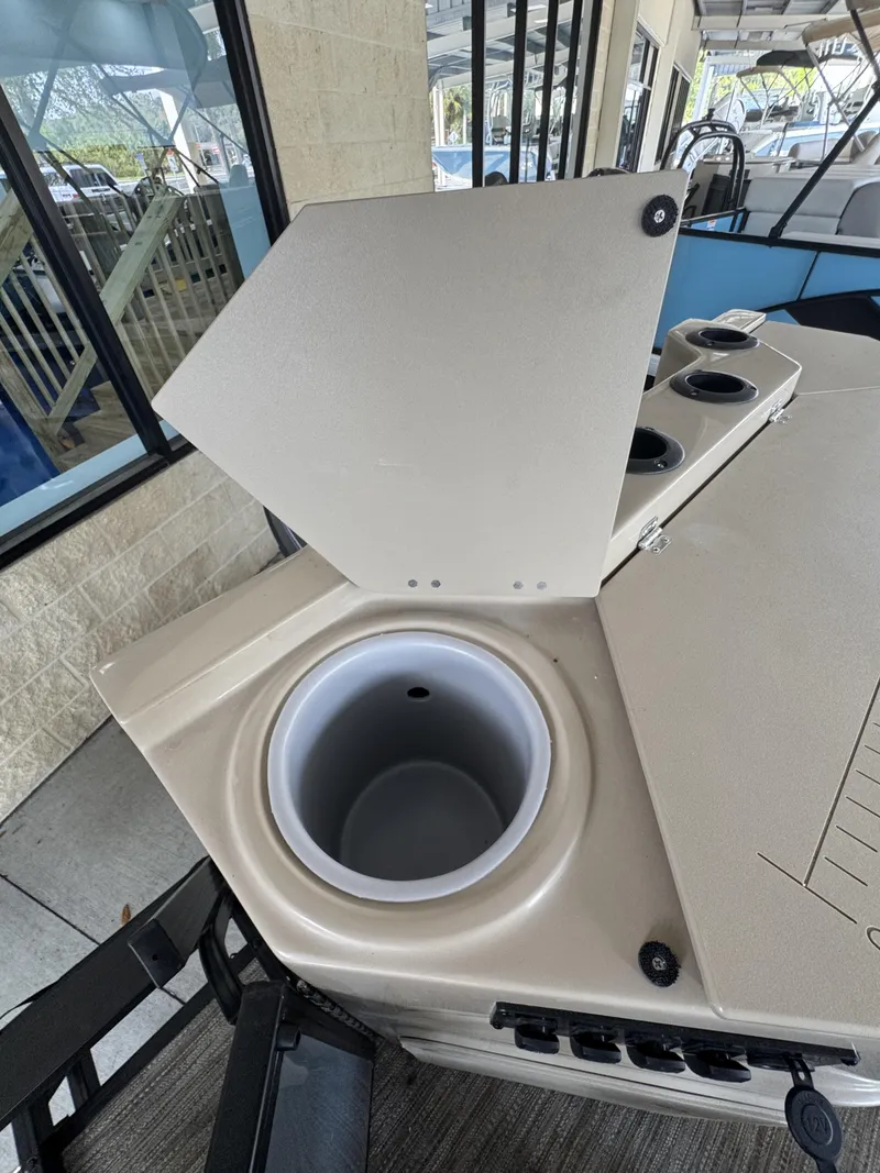 Slide: The Image of Godfrey SW 2286 Fish Stern 2026 with open storage compartment. - 35