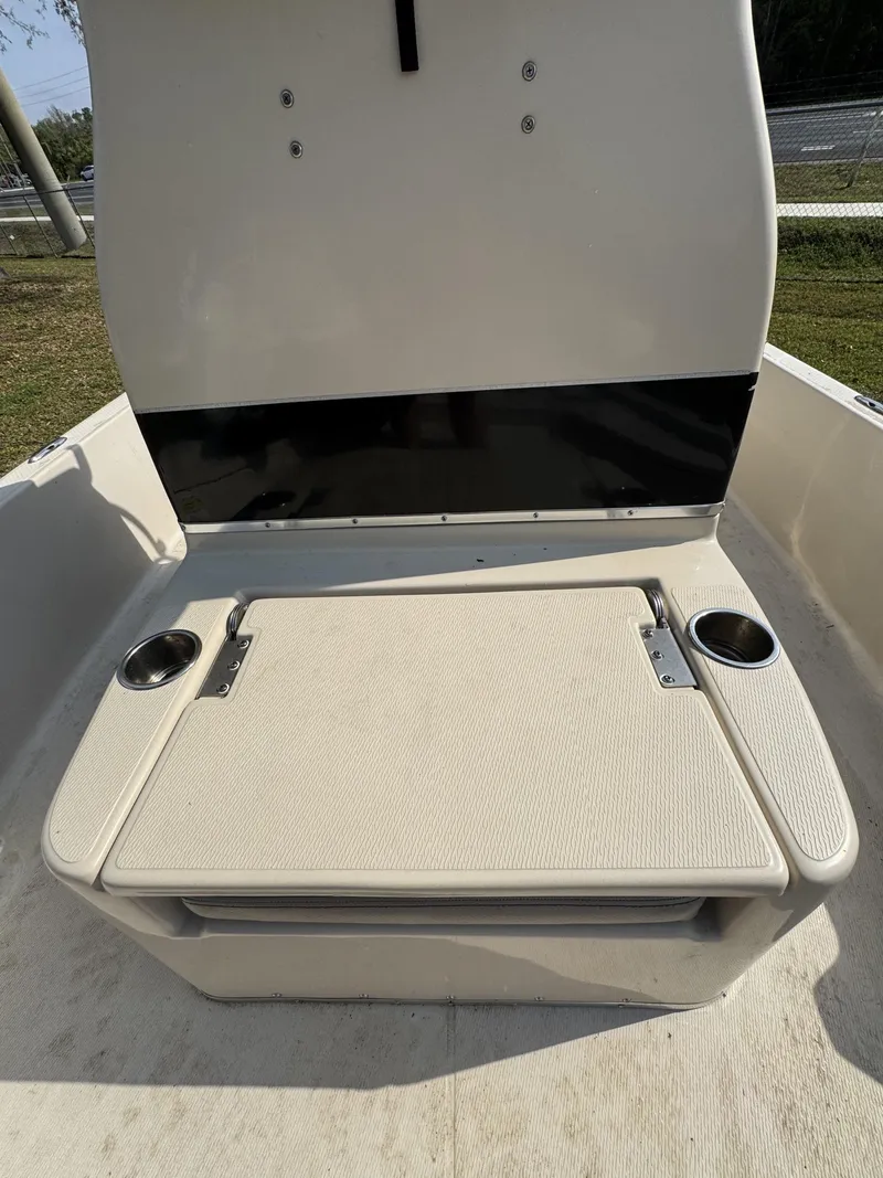 Slide: The Image of 2020 Blue Wave 2200 PureBay seating area with cup holders. - 16