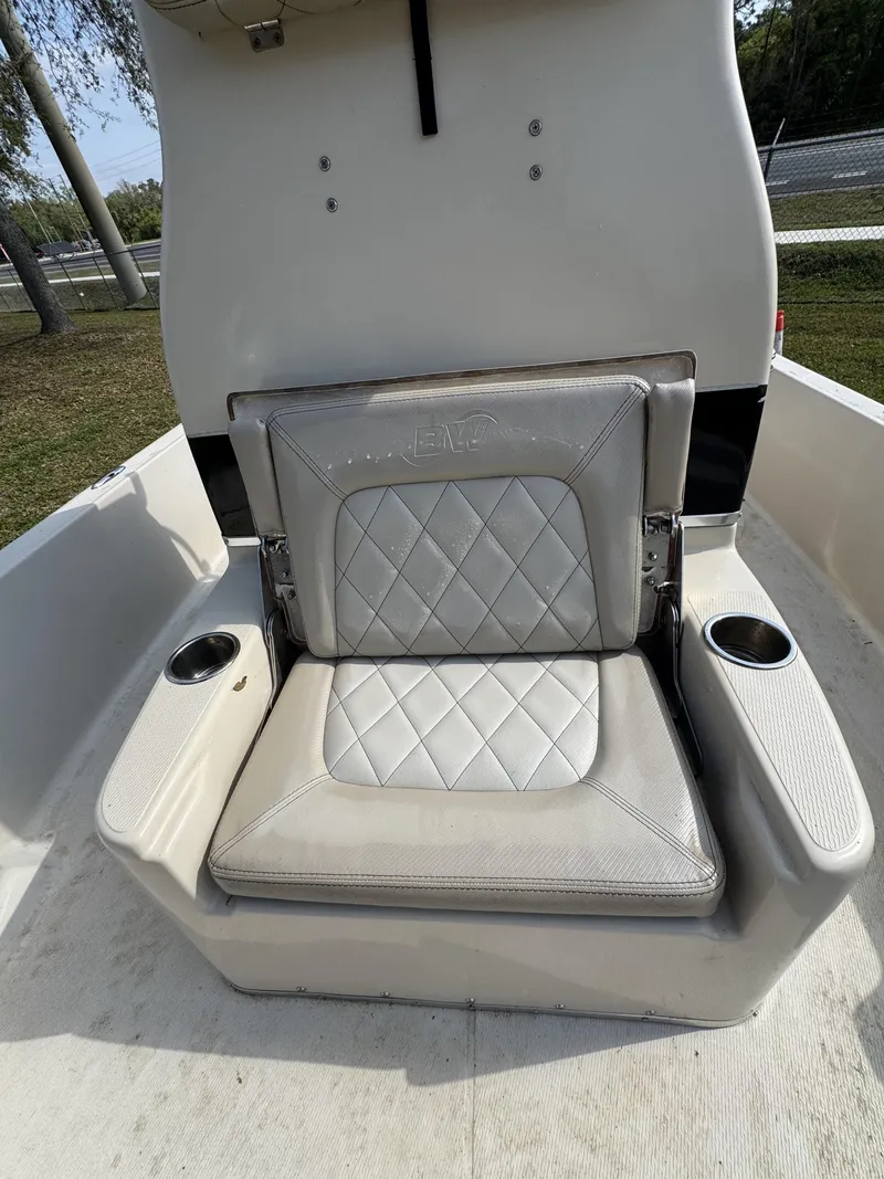 Slide: The Image of 2020 Blue Wave 2200 PureBay boat seat with cup holders. - 17