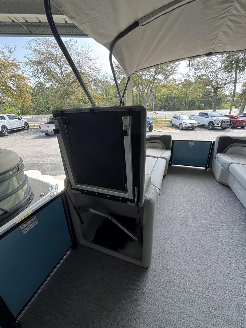 Slide: The Image of Interior of 2026 Godfrey SW 2286 Cruise Special Edition with seating area. - 16