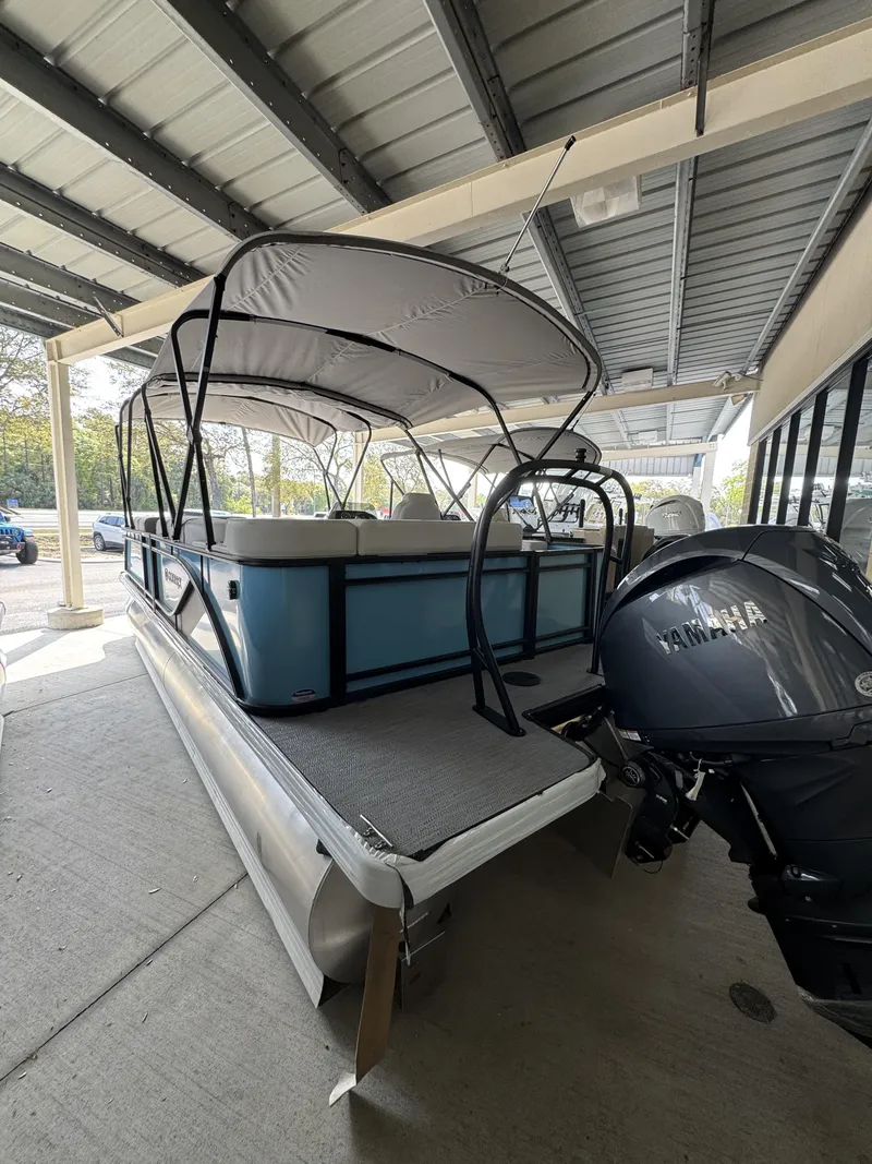 Slide: The Image of Godfrey SW 2286 Cruise Special Edition 2026 pontoon boat with Yamaha engine. - 25