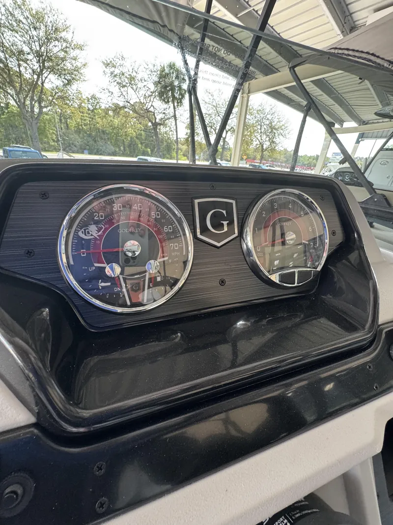 Slide: The Image of Dashboard of the 2026 Godfrey SW 2286 Cruise Special Edition. - 35