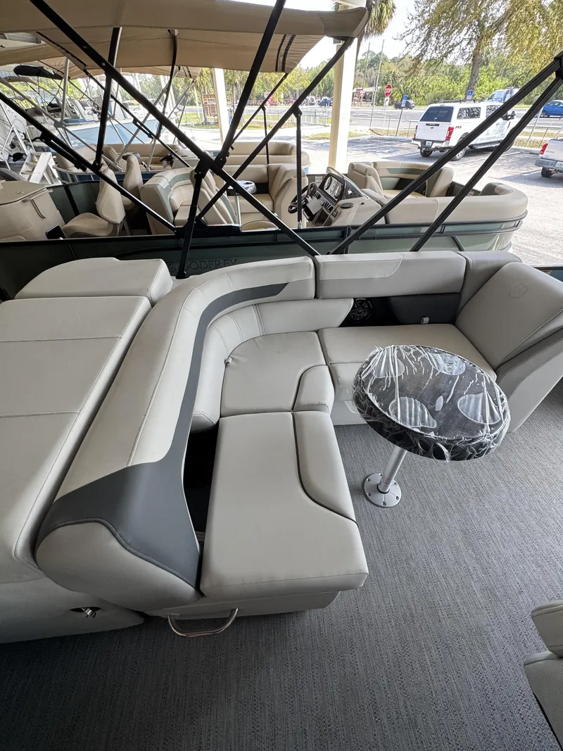 Slide: The Image of Interior of the 2026 Godfrey SW 2286 Cruise Special Edition pontoon boat. - 8