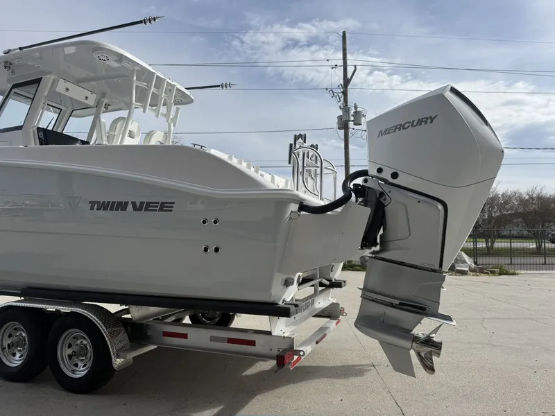 Slide: The Image of 2026 Twin Vee 280 GFX2 boat with Mercury outboard motor. - 3