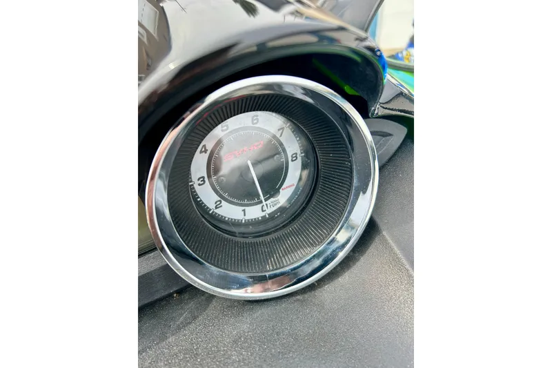 Slide: The Image of Close-up of 2016 Yamaha WaveRunner FZS tachometer with chrome detailing. - 28