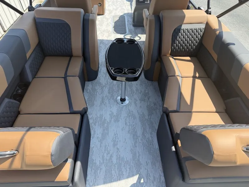 Slide: The Image of 2026 Sylvan L-3 LZ DH interior with luxurious seating. - 14