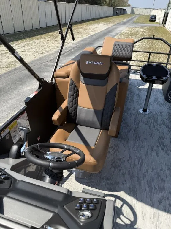 Slide: The Image of Interior of 2026 Sylvan L-3 LZ DH with luxurious seating. - 19
