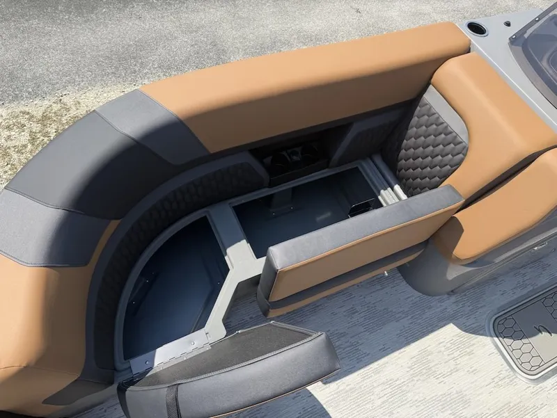 Slide: The Image of Interior of 2026 Sylvan L-3 LZ DH with storage compartment. - 9