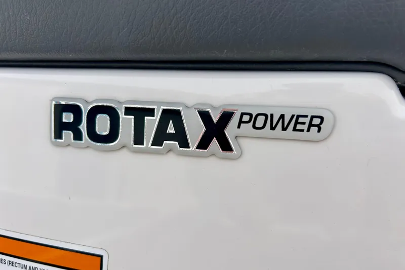 Slide: The Image of Rotax Power emblem on 2017 Chaparral 203 Vortex boat. - 11