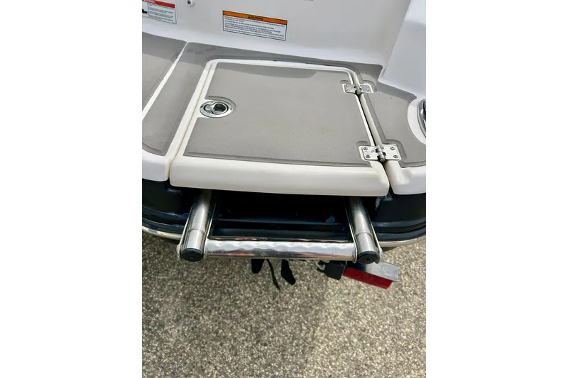 Slide: The Image of 2017 Chaparral 203 Vortex swim platform with foldable ladder. - 24