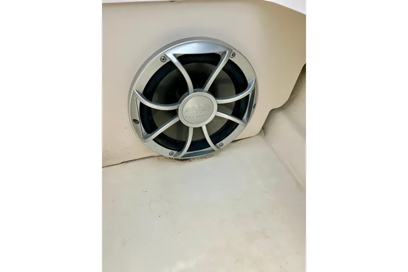 Slide: The Image of Speaker installed in 2017 Chaparral 203 Vortex boat interior. - 53