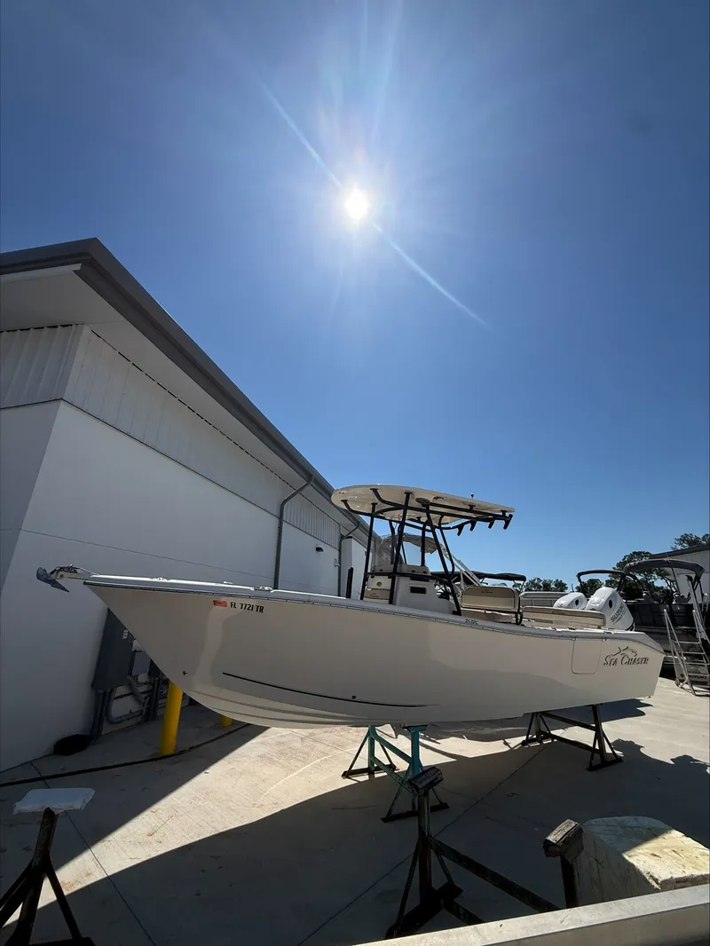 The Image of 2023 Sea Chaser 24 HFC boat under sunny sky. - 1