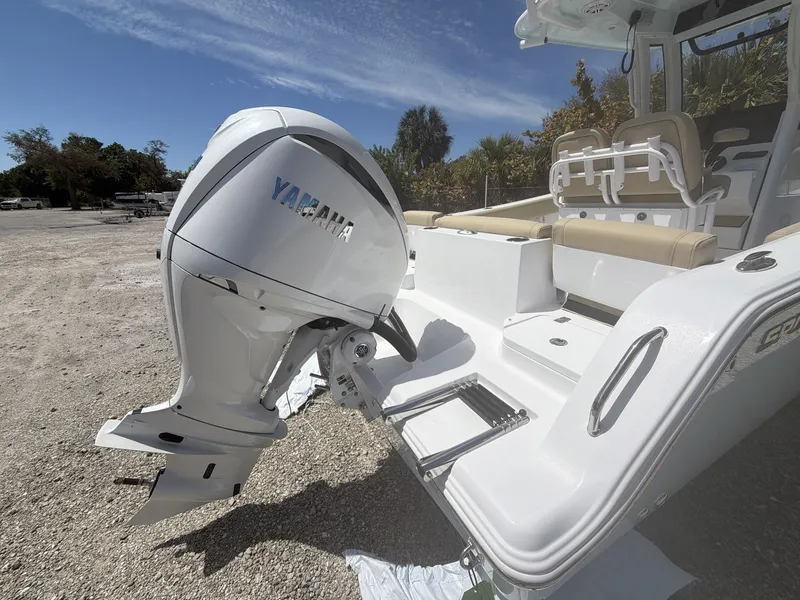 Slide: The Image of 2026 Sportsman Heritage 231 with Yamaha outboard motor, side view. - 14