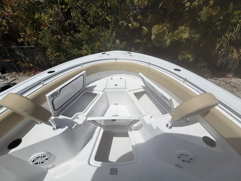 Slide: The Image of Interior view of Sportsman Heritage 231 Center Console 2026 boat. - 19