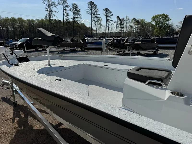 Slide: The Image of 2026 Xpress Hyper-Lift Series H22B-200HP boat on trailer. - 5