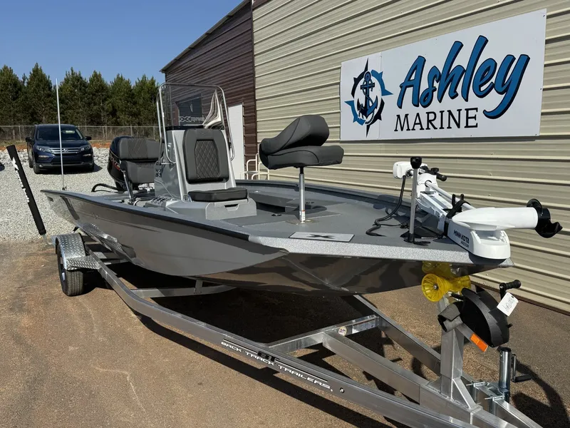 Slide: The Image of 2026 Xpress H20B Bay boat at Ashley Marine. - 2